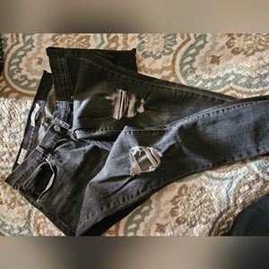 Curvy skinny jeans